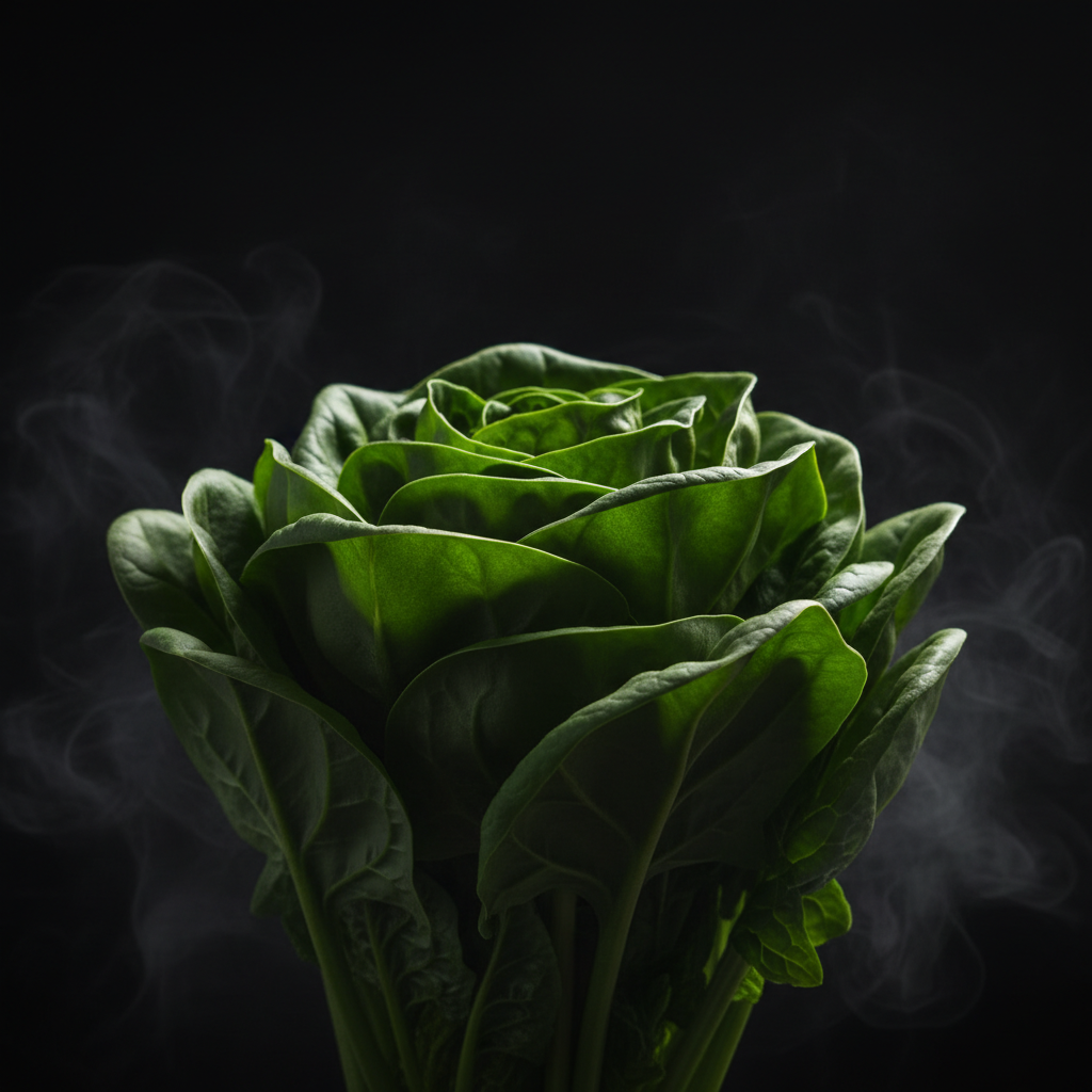 Spinach, a dietary source of Cortisol