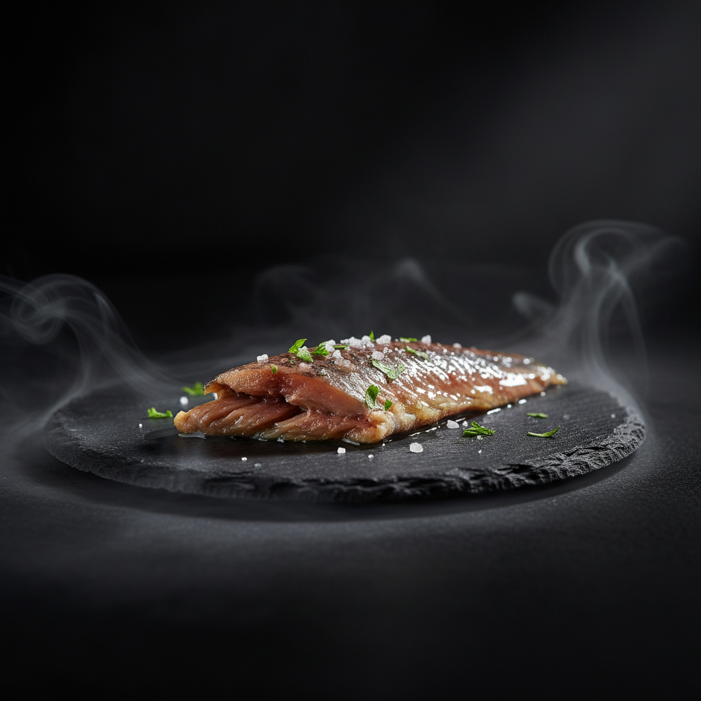 Anchovies Canned in oil, a dietary source of EPA (C20:5 n-3)